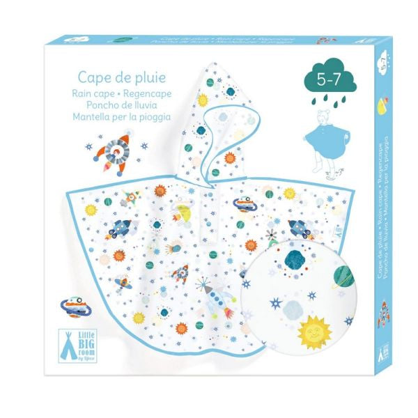 Rain cape 5-7 yo / Rocket - Hello Kids Baby Store