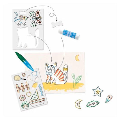 Djeco Art Kit - A World to Create - Hello Kids Baby Store