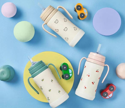 Grosmimi Stainless Straw Cup 300ML - Hello Kids Baby Store