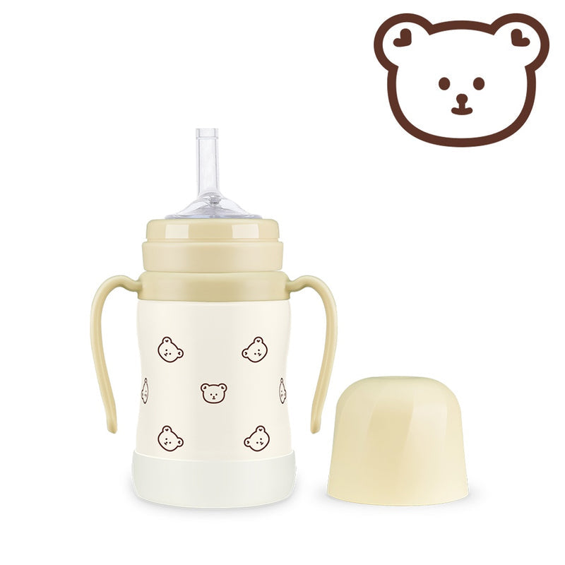 Grosmimi Stainless Straw Cup 300ML - Hello Kids Baby Store