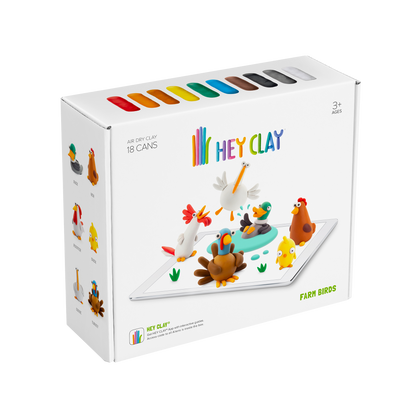 CLAY SET - FARM BIRDS - Hello Kids Baby Store