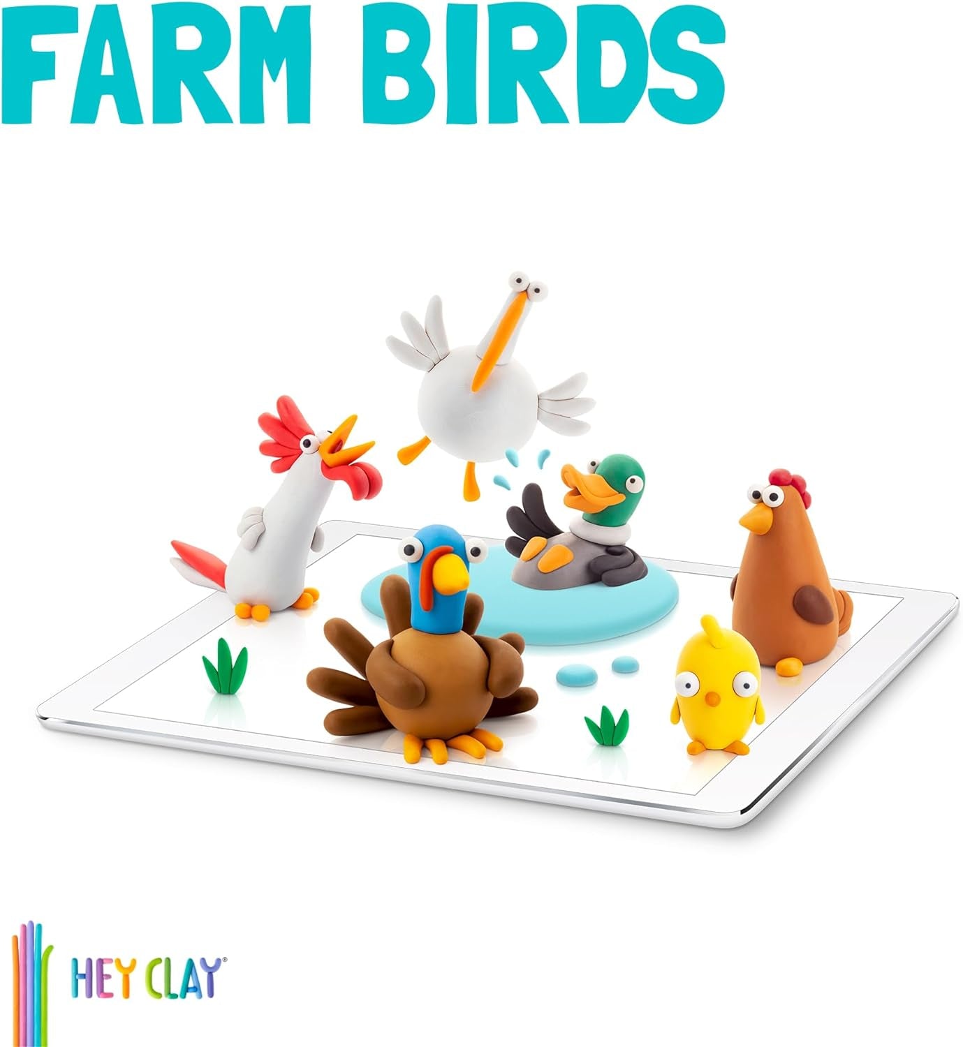 CLAY SET - FARM BIRDS - Hello Kids Baby Store