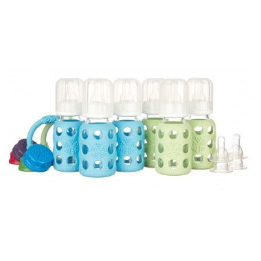 Lifefactory Baby 6 Bottle Starter Set Value Pack - Hello Kids Baby Store