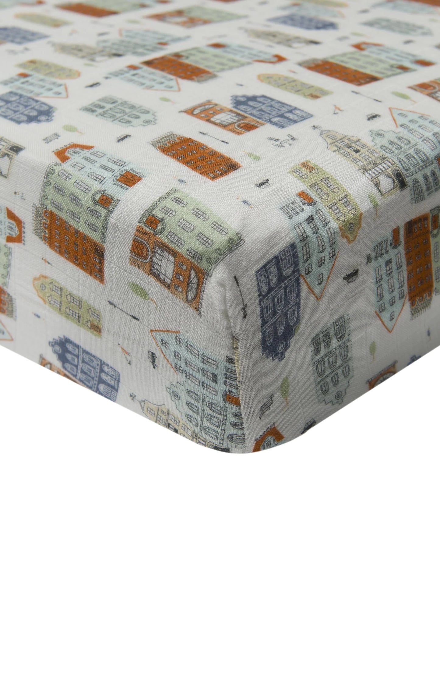 Muslin Crib Sheet-Home Sweet - Hello Kids Baby Store