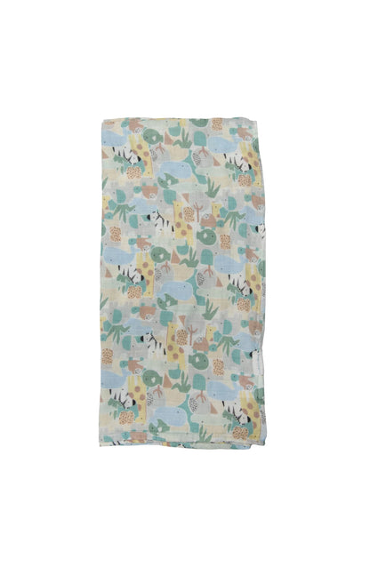 Muslin Swaddle-Animal Puzzle - Hello Kids Baby Store