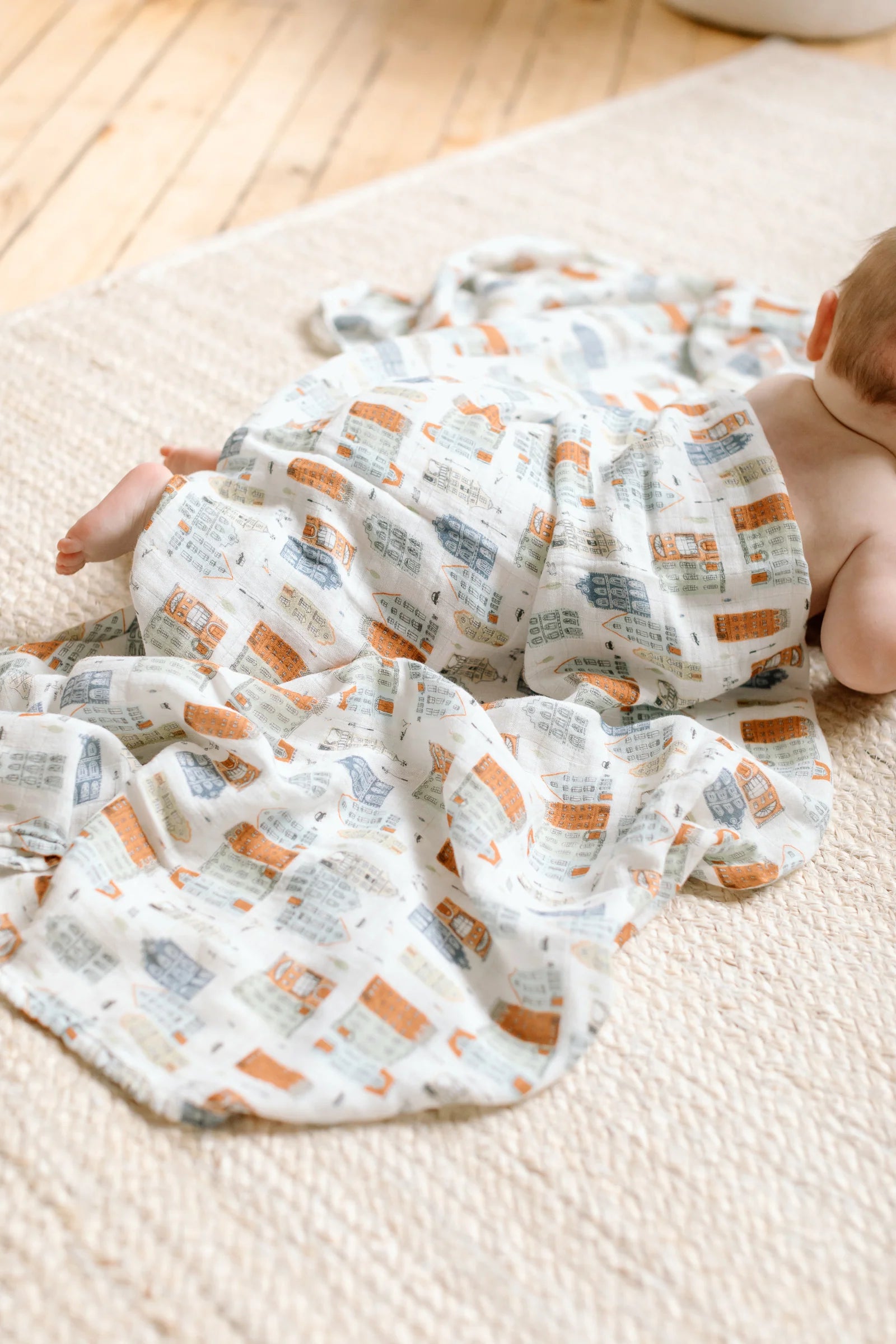 Muslin Swaddle-Home Sweet - Hello Kids Baby Store