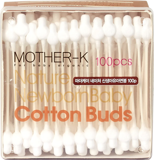 MOTHER-K BABY COTTON BUDS 100PC - Hello Kids Baby Store