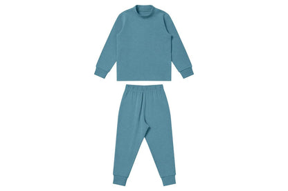 Two-Piece PJ Set (Tanboocel) - Pantone Storm Blue - Hello Kids Baby Store