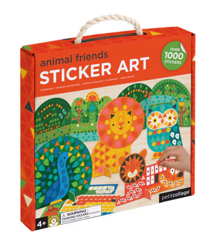 Petit Collage Sticker Arts - Animals - Hello Kids Baby Store