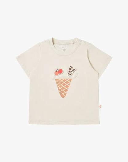 Quick Dry Cotton Short Sleeve Tee-Jet Stream - Hello Kids Baby Store
