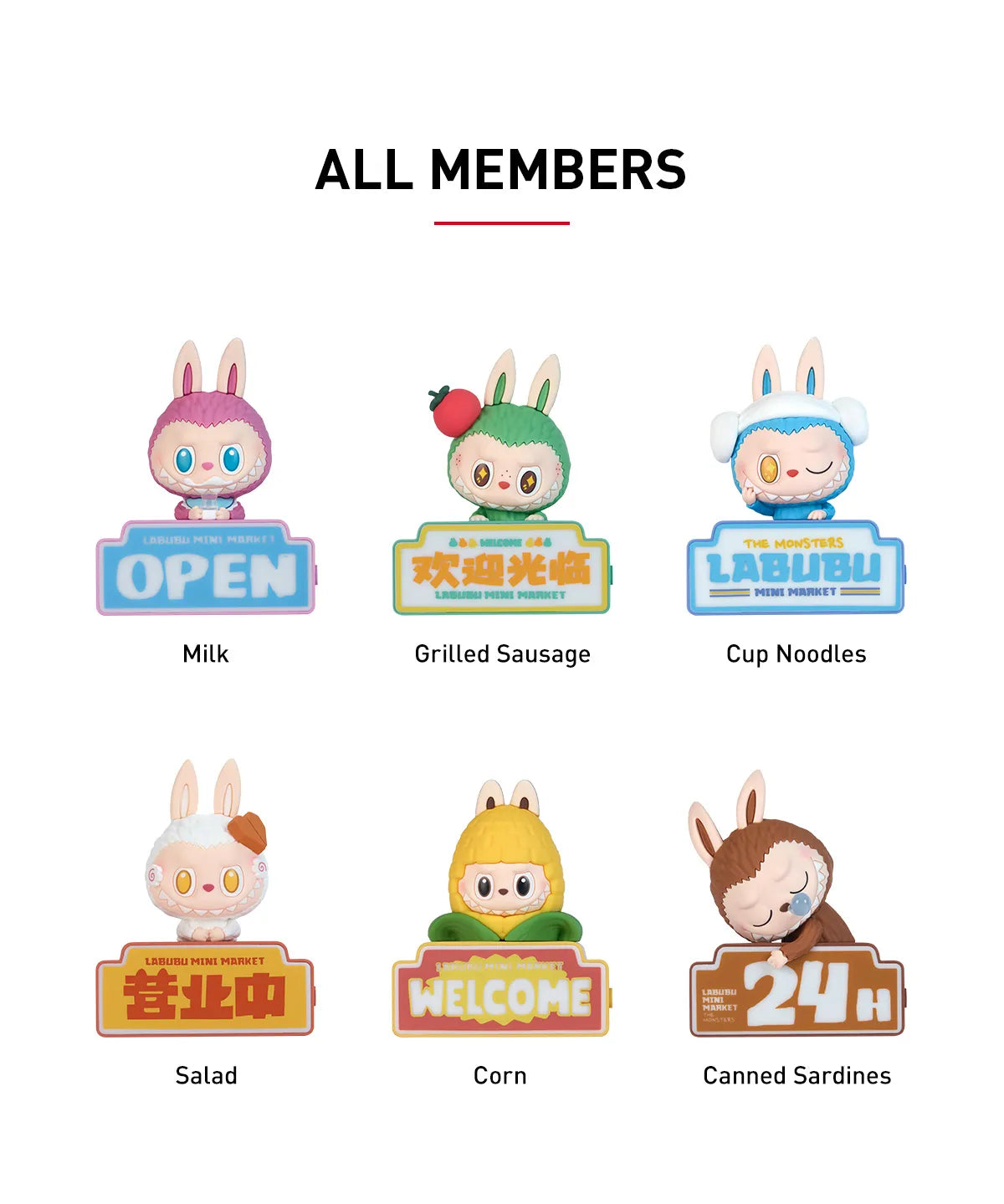 THE MONSTERS LABUBU Wacky Mart Series-Fridge Magnet Blind Box - Hello Kids Baby Store