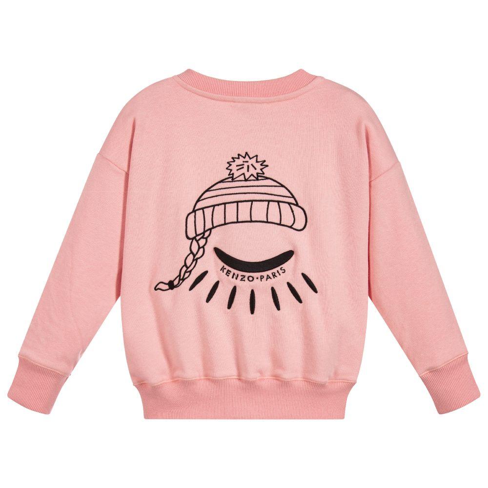 Kenzo Kids Cosmic Eye Sweatshirt Light Pink
