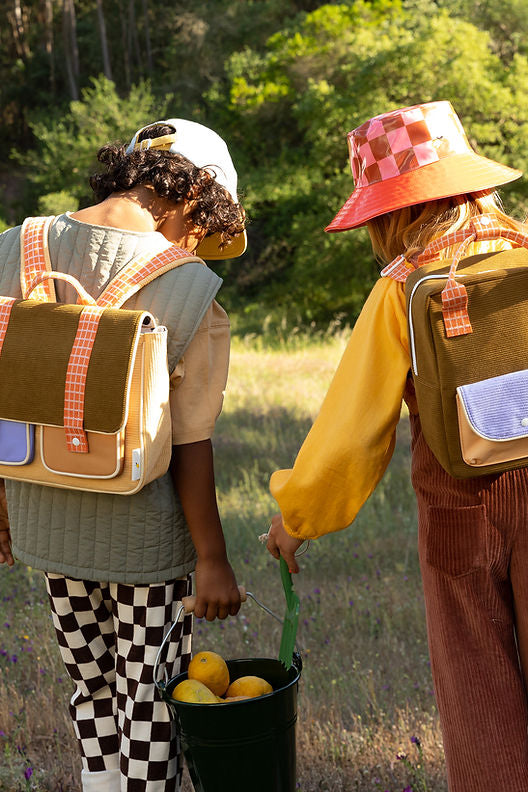backpack small | farmhouse | corduroy | soil green - Hello Kids Baby Store