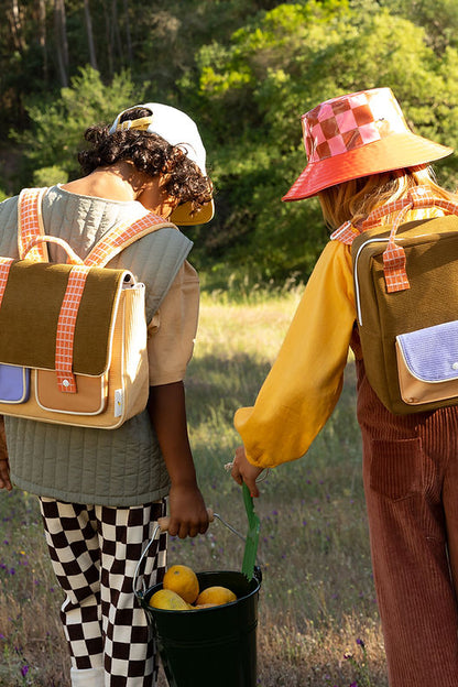 backpack small | farmhouse | corduroy | soil green - Hello Kids Baby Store
