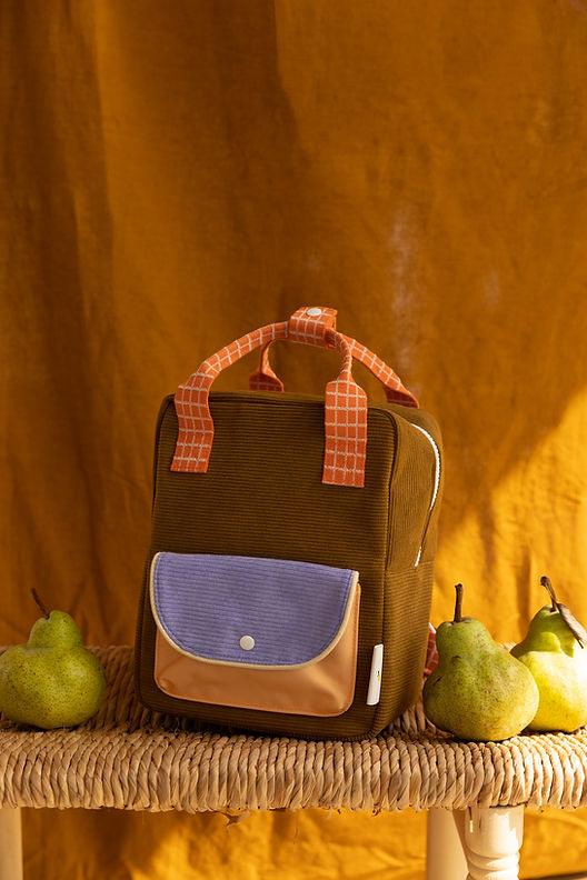 backpack small | farmhouse | corduroy | soil green - Hello Kids Baby Store