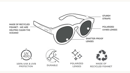 Eco Sunnies - Olive - Hello Kids Baby Store