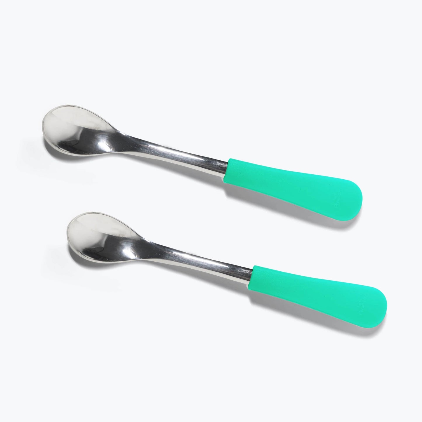 Avanchy Stainless Steel Infant Spoons 2 Pack. (Younger Babies) - Hello Kids Baby Store