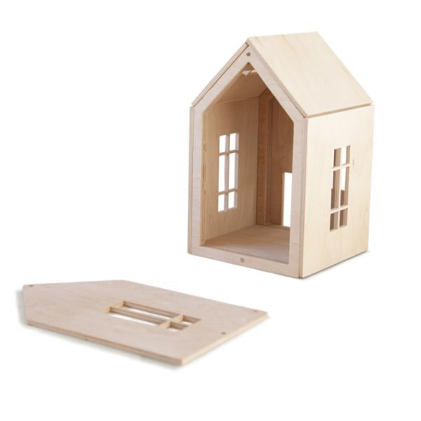 Babai - Dollhouse on magnets Large- Natural - Hello Kids Baby Store