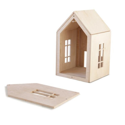 Babai - Dollhouse on magnets Large- Natural - Hello Kids Baby Store