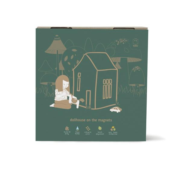 Babai - Dollhouse on magnets Large- Natural - Hello Kids Baby Store