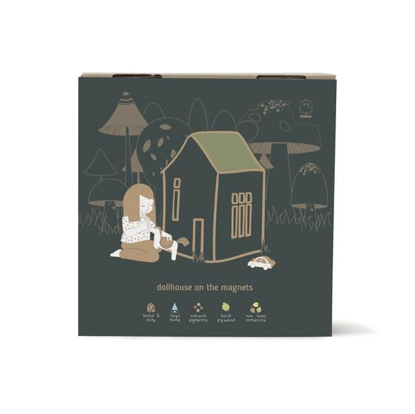 Babai - Dollhouse on magnets Large- Pink - Hello Kids Baby Store