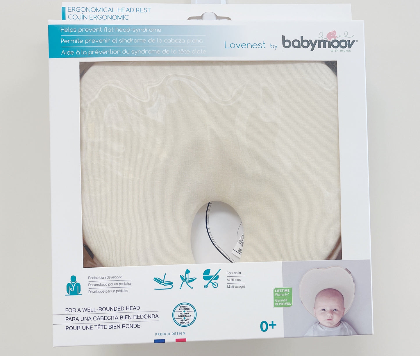 LOVENEST HEADREST TO PREVENT FLATHEAD PLAGIOCEPHALY - Hello Kids Baby Store
