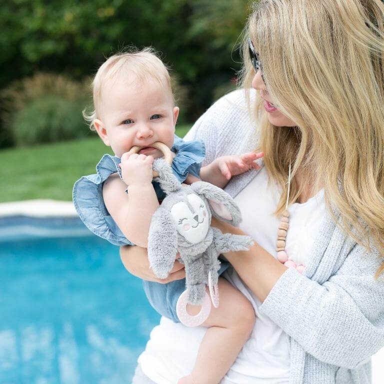 HAPPY SIDEKICK TEETHING LOVEY - Hello Kids Baby Store