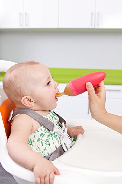 BOON SQUIRT SILICONE BABY FOOD DISPENSING SPOON 4M+ - Hello Kids Baby Store