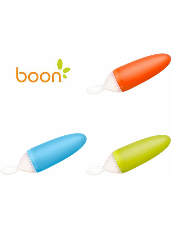 BOON SQUIRT SILICONE BABY FOOD DISPENSING SPOON 4M+ - Hello Kids Baby Store