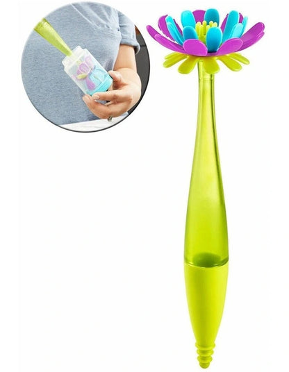 boon Forb Silicone Brush and Soap Dispensing Bottle Brush - Hello Kids Baby Store
