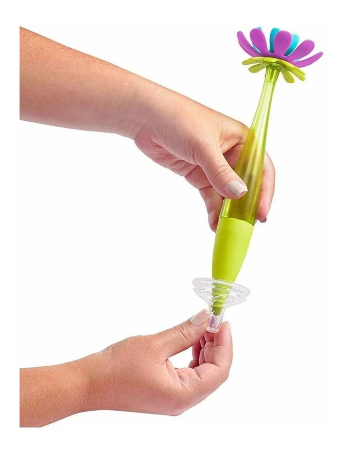 boon Forb Silicone Brush and Soap Dispensing Bottle Brush - Hello Kids Baby Store