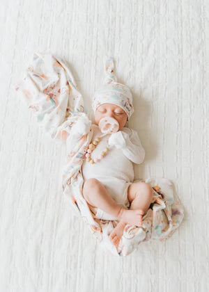 Knit Swaddle Blanket -Enchanted - Hello Kids Baby Store