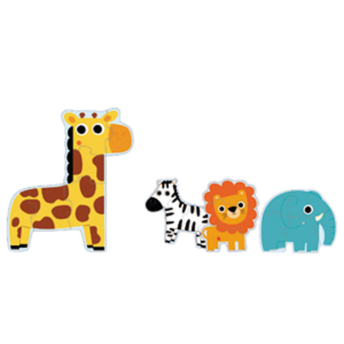 Primo puzzle /in the jungle 3,4,5,6pcs - Hello Kids Baby Store