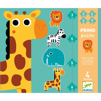 Primo puzzle /in the jungle 3,4,5,6pcs - Hello Kids Baby Store