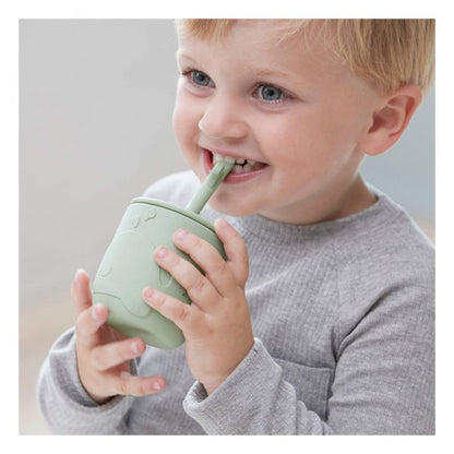 PEEKABOO STRAW CUP 2-PACK WALLY GREEN - Hello Kids Baby Store