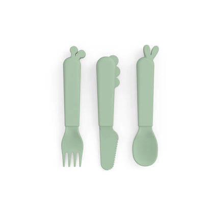 Kiddish cutlery set Deer friends - Hello Kids Baby Store