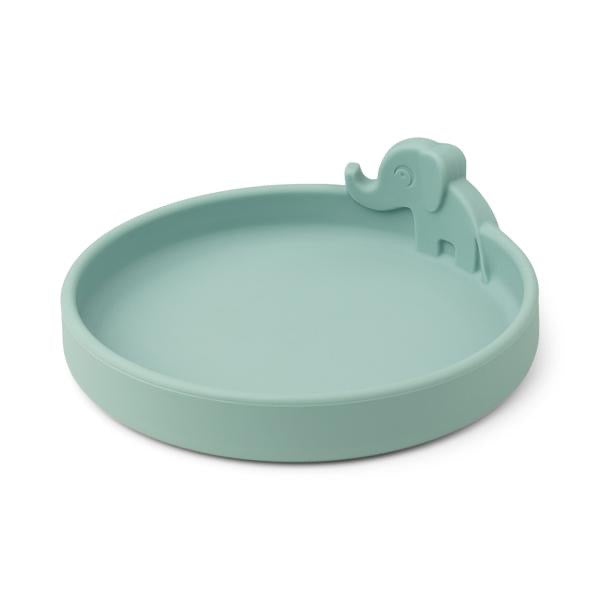 Peekaboo plate Elphee Blue - Hello Kids Baby Store