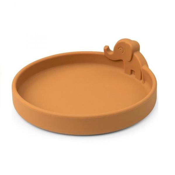 Peekaboo plate Elphee Blue - Hello Kids Baby Store