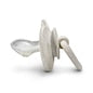 ELODIE DETAILS BAMBOO PACIFER NATURAL RUBBER - LILY WHITE - Hello Kids Baby Store