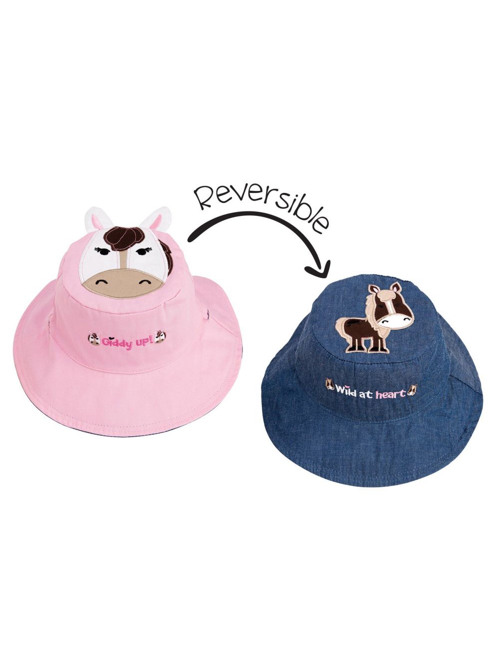 Reversible Baby and Kids Sun Hat - Hello Kids Baby Store
