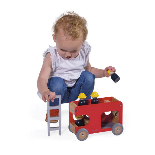 Janod Bolid Fire Engine - Hello Kids Baby Store
