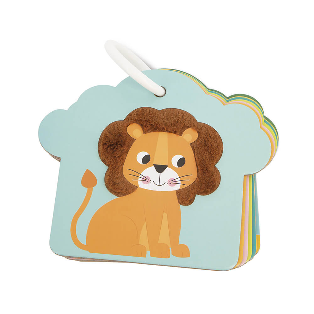 Janod - Tactile Cards Set, Savannah - Hello Kids Baby Store