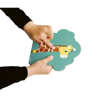 Janod - Tactile Cards Set, Savannah - Hello Kids Baby Store