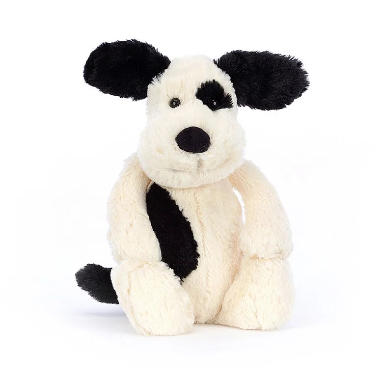 Bashful Black & Cream Puppy Medium - Hello Kids Baby Store
