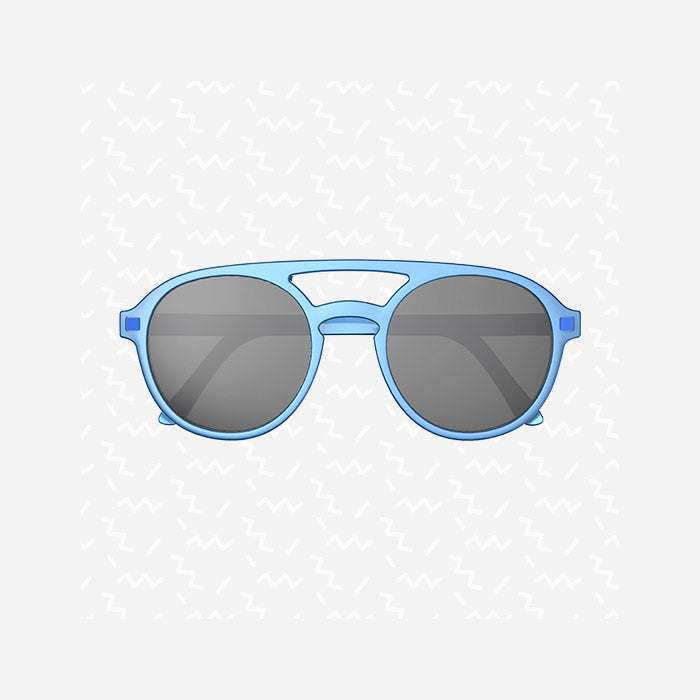 Ki Et La - UV-protection sunglasses for children - Pizz - Blue - Hello Kids Baby Store