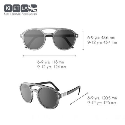 Ki Et La - UV-protection sunglasses for kids - PiZZ - Striped - Hello Kids Baby Store