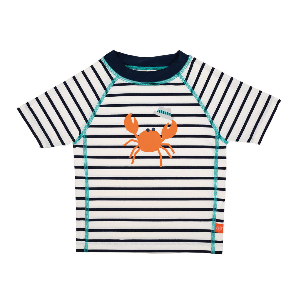 Lassig Swimwear - Boys - Short Sleeve Rashguard Sailor Navy - Hello Kids Baby Store
