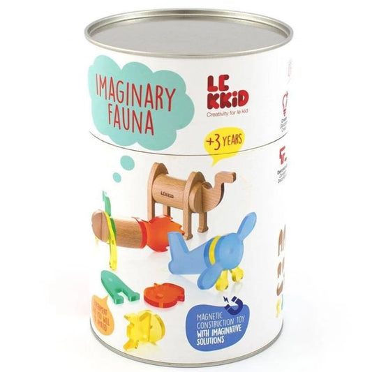 Lekkid - Imaginary Fauna Cilinder 22 piece set - Hello Kids Baby Store