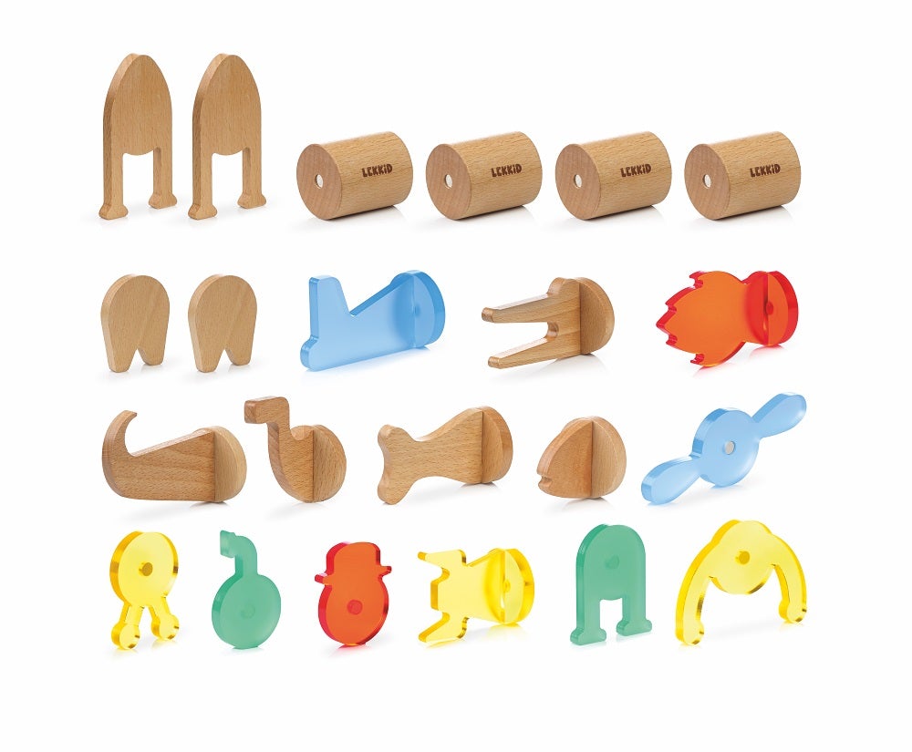 Lekkid - Imaginary Fauna Cilinder 22 piece set - Hello Kids Baby Store