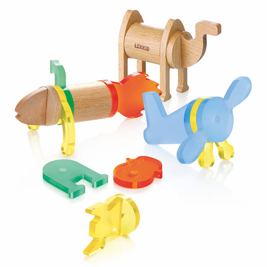 Lekkid - Imaginary Fauna Cilinder 22 piece set - Hello Kids Baby Store